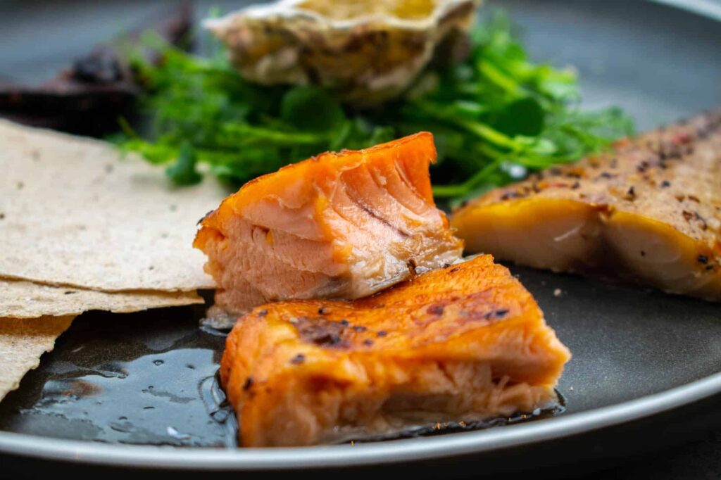 A selection of smoked and marinated Norwegian fish.